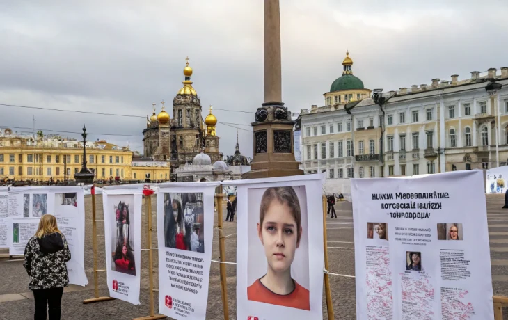 Инсталляция в Петербурге напомнила о пропавших детях и правилах их безопасности Инсталляция в Петербурге напомнила о пропавших детях и правилах их безопасности