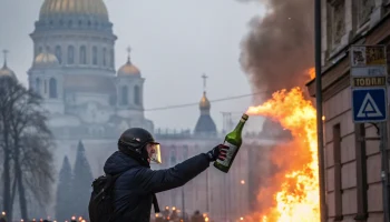 Женщина по указке мошенников подожгла отдел полиции в Петербурге