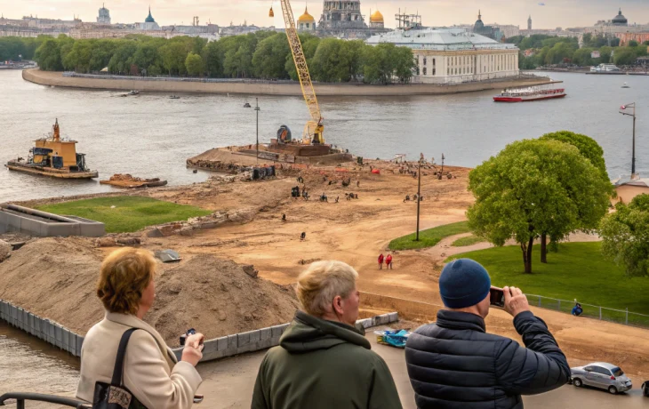 Что строят в Финском заливе у Крестовского: новый газопровод или искусственный остров? Что строят в Финском заливе у Крестовского: новый газопровод или искусственный остров?