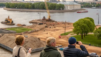 Что строят в Финском заливе у Крестовского: новый газопровод или искусственный остров?