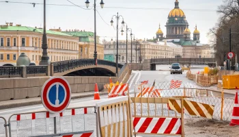 Перекрытия в Петербурге к Дню города продлятся до начала июня