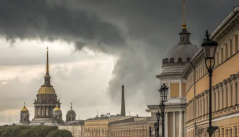 Тёплый циклон подарит Петербургу сухую погоду и слабые дожди вечером