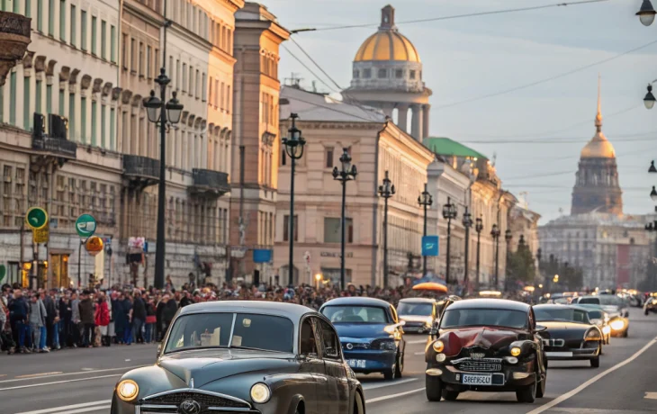 Редкие ретроавтомобили проехали по Петербургу и остались на выставке до вечера 24 мая Редкие ретроавтомобили проехали по Петербургу и остались на выставке до вечера 24 мая